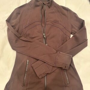 lululemon athletica Brown Full-Zip Lightweight Jacket